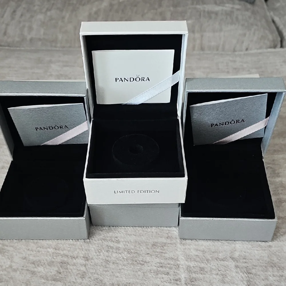 Pandora Silver and White Box Collection